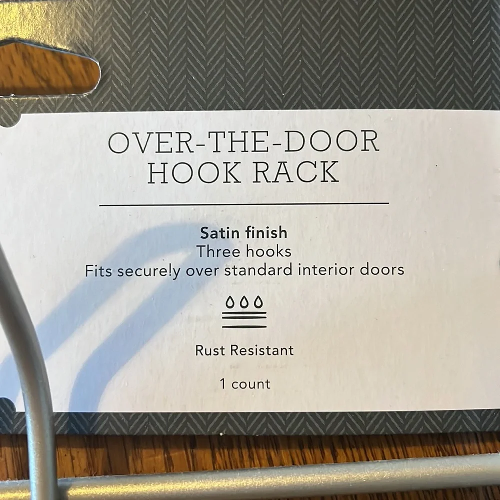 Over-the-Door Towel Hook Rack